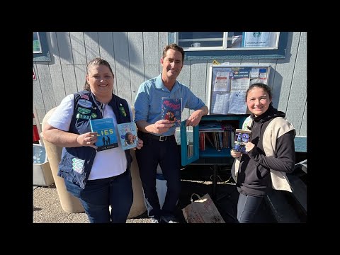 Girl Scout's 'Little Library' brings the joy of reading to San Diego's unhoused community