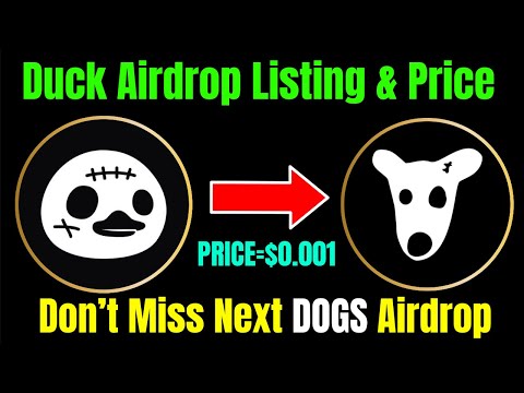 Duck Airdrop Listing & Price | Duck Airdrop Withdrawal |