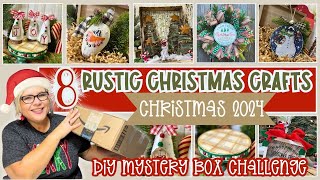 🎄🎅🏻 ~ 8 RUSTIC CHRISTMAS CRAFTS & DIYS 🎄🎅🏻 MYSTERY BOX CHALLENGE DEC. 2024