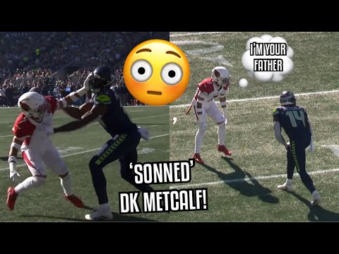 DK Metcalf ‘GOT BULLIED’ Vs Byron Murphy 🥵 (WR vs CB) Cardinals Vs Seahawks 2022 highlights