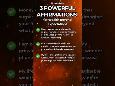 3 Affirmations for Wealth Beyond Expectations