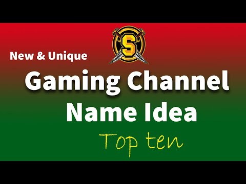 NEW GAMING CHANNEL NAME IDEA 2022 | UNIQUE GAMING CHANNEL NAME FOR GIRLS AND BOYS. TOP 10 NAMES IDEA