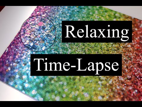 BONUS CLIP Glitter Jigsaw Puzzle from Ravensburger Relaxing Time-Lapse