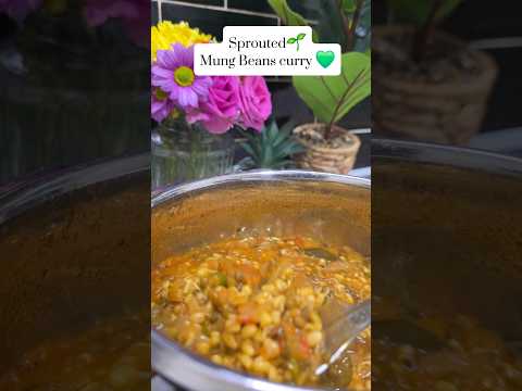 Mung Beans Curry #youtubeshorts #youtube#shortsfeed#shortsvideo#food#sprouts#ytshort#fyp #subscribe