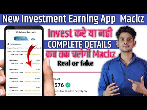 New Earning app mackz | Mackz App real or fake | Mackz App payment | Mackz App se paise kaise kamaye