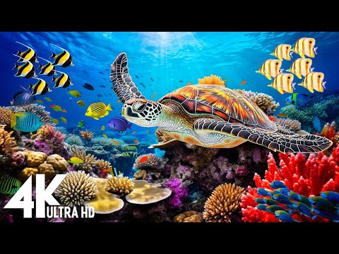 [NEW] 11HR Stunning 4K Underwater Footage, Beautiful Coral Reef Fish in Aquarium - 4K Video #1