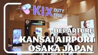 【KANSAI AIRPORT】Guide for first time travelers to OSAKA JAPAN. New departure area /Duty free shop/