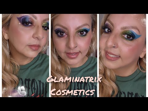 Glaminatrix Cosmetics Single Shadows /Two looks Tutorial