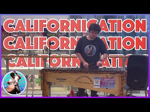 Epic Marimba Cover of Californication Live at Blue Route Mall! Don't Miss This!