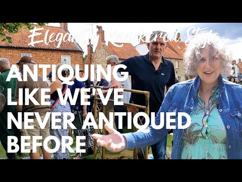 A UNIQUE Antiquing Adventure | AUCTION ANTIQUES + more  #VLOG