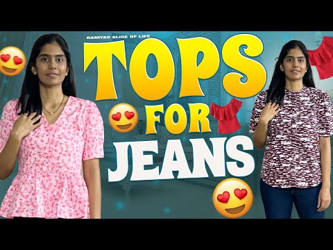 Jeans Tops Collection Under 500 Rs/- 😱😱😱|Amazon - Great Indian Festival Sale l Ramyass Slice Of Life