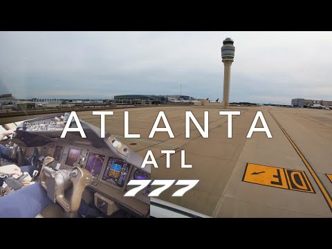 ATLANTA | BOEING 777 LANDING 4K