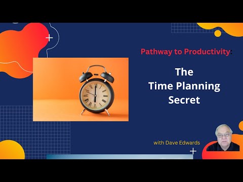 Pathway to Productivity - Why Planning Time Is Your Greatest Asset