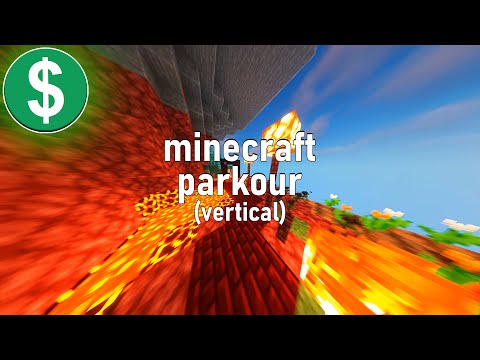 Minecraft Parkour Gameplay NO COPYRIGHT (Vertical)