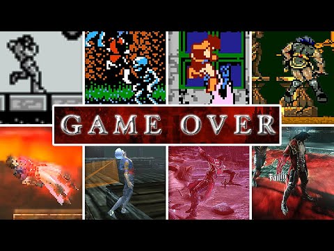 Evolution Of Castlevania Games Death Animations & Game Over Screens