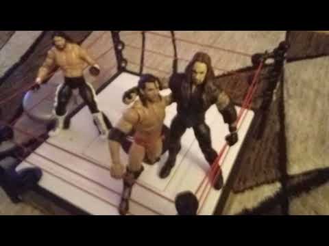 AWE: Undertaker vs Razor Ramon vs Macho Man (winner faces Bret Hart championship)