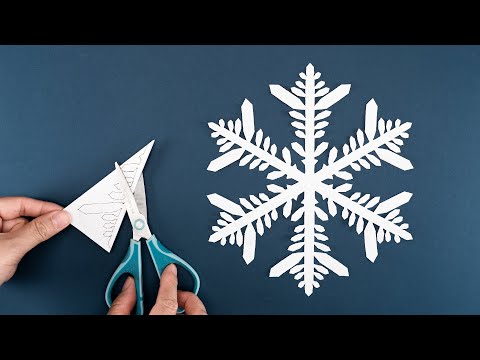 Snowflake Challenge #94 | How to make Snowflakes out of paper | Christmas Decorations