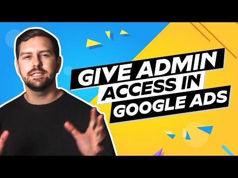 Give Admin Access In Google Ads