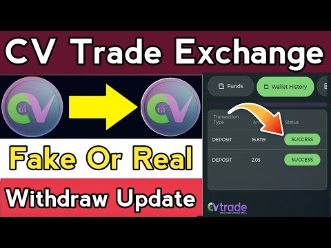 CV Trade New update || CV Trade Real or Scam || CV Trade New Update today || CV Trade Reality