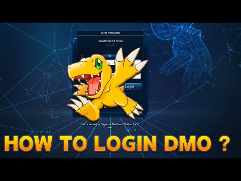 HOW TO LOGIN GDMO/NADMO FROM UNAUTHORIZED / UNREGISTERED EMAIL  - DIGIMON MASTERS ONLINE