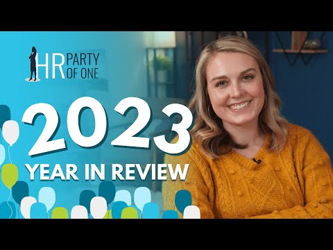 2023 HR Party of One Year in Review