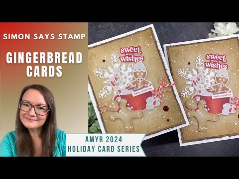 Gingerbread Cards | AmyR 2024 Holiday Card Series #18