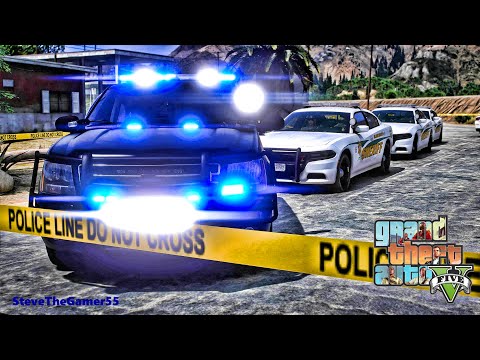 Sheriff K9 Patrol|| TAHOE|| GTA 5 Mod Lspdfr|| #lspdfr #stevethegamer55