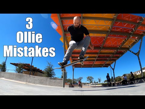 3 Biggest Ollie Mistakes 🛹 #shorts