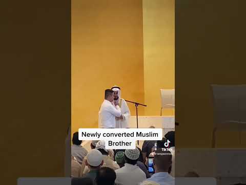 Newly converted Muslim Brother #video #youtubeshorts #ytshorts #dubai #muslim