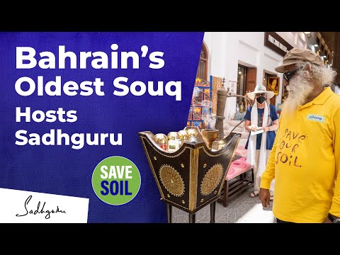 Bahrain’s Oldest Souq Hosts Sadhguru