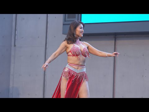 aesthetic!　麗しのベリーダンス・ステージ（その1）　2024冬至のイベント　Beautiful belly dance stage