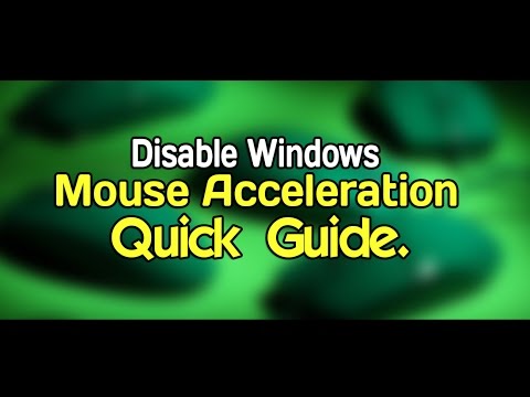 How to Disable Windows Mouse Acceleration Quick Guide