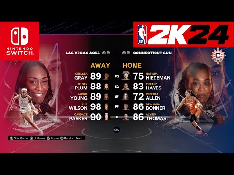 NBA 2k24 Kobe Bryant Edition Nintendo Switch Full Gameplay 1080P 60FPS