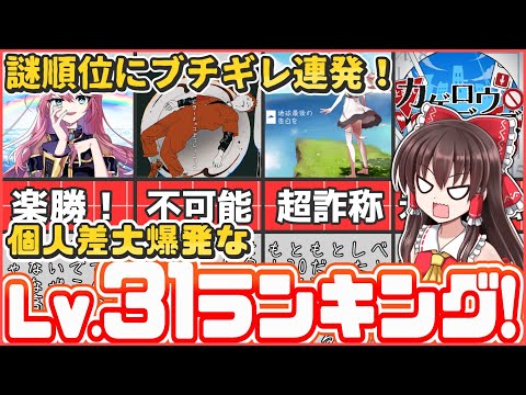 【個人差爆発】意見が割れすぎ！レベル31難易度ランキング！【プロセカ】