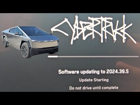 Tesla Cybertruck Software Firmware Update 2024.39.5 and Release Notes