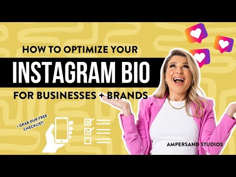 How to OPTIMIZE your Instagram Bio for your BUSINESS