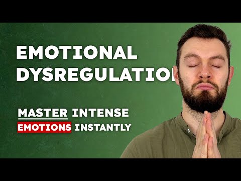 Childhood Trauma CAUSES Emotional Dysregulation: 7 Ways To Control Intense Emotions