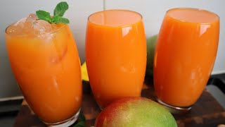 How To Make Mango Carrot Juice So Refreshing | Carrot Mango Juice For Glowing Skin