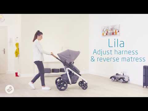 Maxi-Cosi I Lila pushchair I How to adjust harness & reverse the mattress