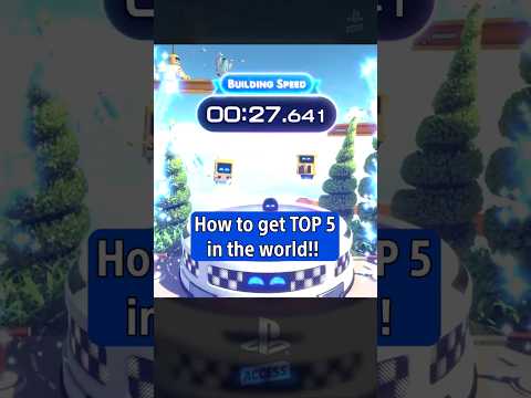 How to set a WORLD RECORD time on Astro Bot's Building Speed