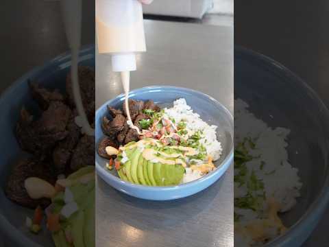 Chipotle Steak Bowl #shorts