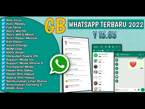 WhatsApp GB Terbaru Terbaik 2022 | GB WhatsApp Terbaru V 12.65 | Wa Mod Anti Blokir Terbaru!!