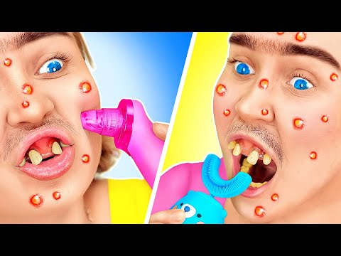 Amazing MAKEOVER HACKS from TikTok! Extreme Girly Struggles to Become Popular by La La Life Emoji