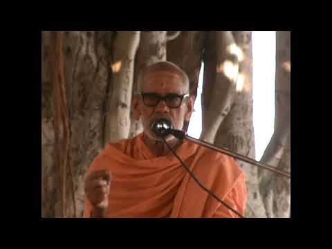 Sw Parameshwarananda talks at the Samyam Saptah at Sri Ma Anandamayi Ashram,  Bhimpura on 1-2/2/2011