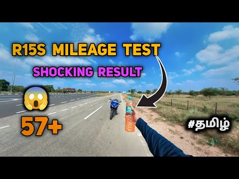 💢R15 v3s mileage test | Shocking result😲 | 57+ ABOVE😱 | TAMIL | MOTOVLOG |#tamil #mileage #trending