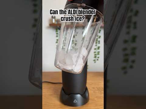 Can the ALDI blender crush ice? #aldi  #aldifinds #blender