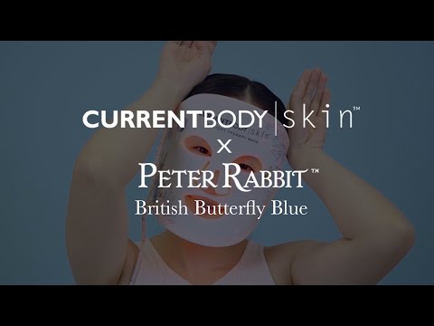 CurrentBody Skin X Peter Rabbit Limited Edition LED Light Therapy Mask - British Butterfly Blue