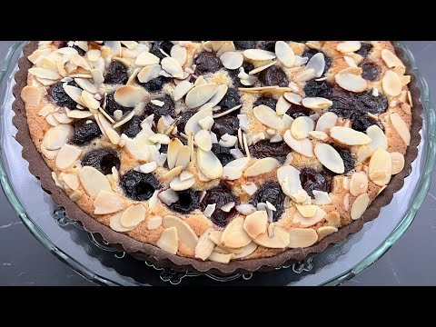 Chocolate Cherry Frangipane Tart