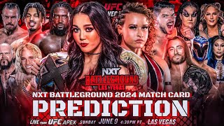 NXT Battleground Match Card Review And Predictions