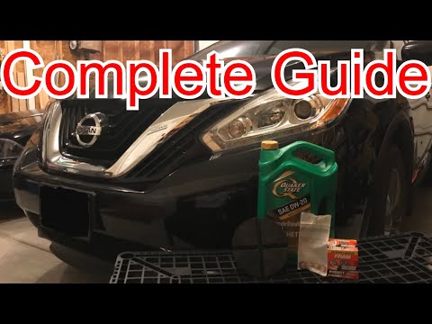 Nissan Murano Oil Change Third Generation